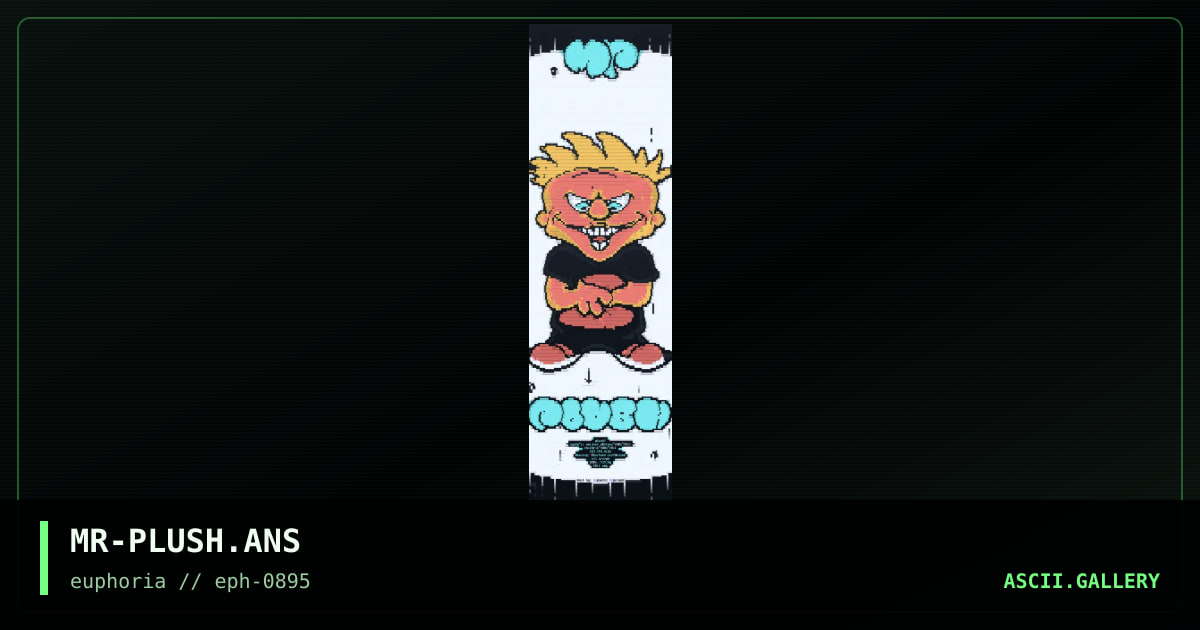 MR-PLUSH.ANS, by magnetic rage, 1995