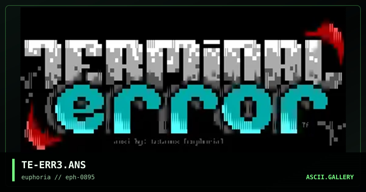 TE-ERR3.ANS, by tetanus, 1995