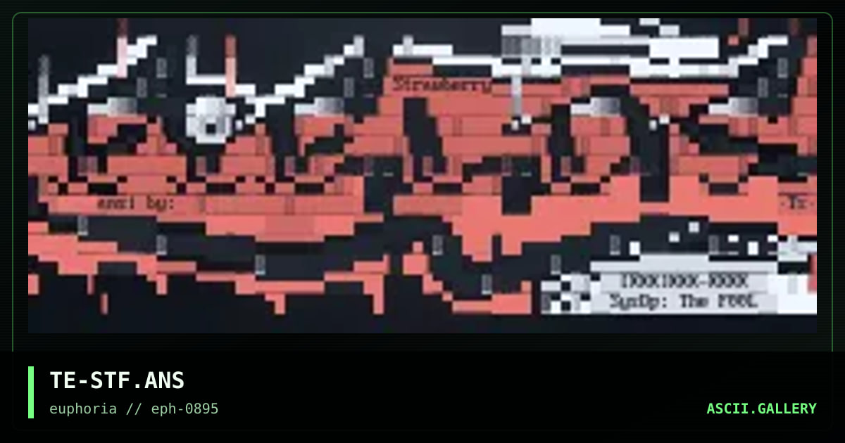 TE-STF.ANS, by the extremist 519, 1995