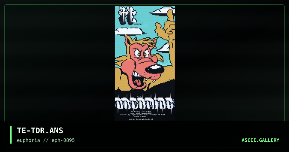 TE-TDR.ANS, by the extremist 519, 1995