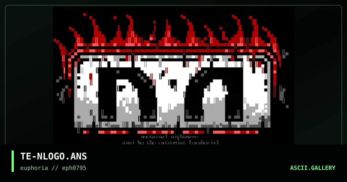 TE-NLOGO.ANS, by the extremist 519, 1995