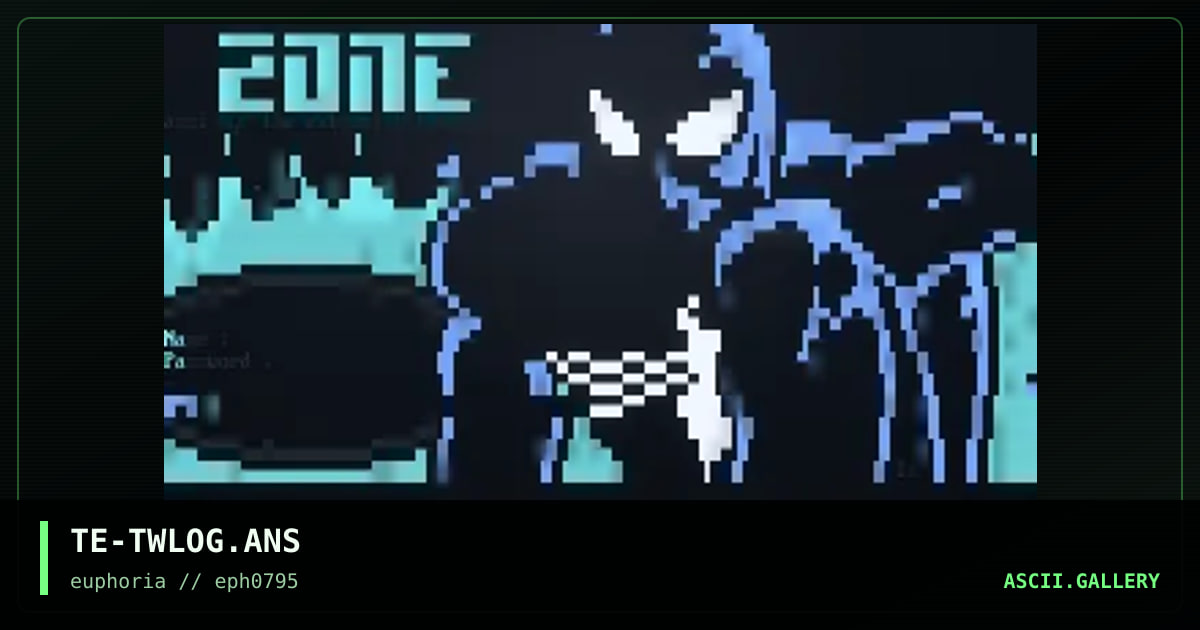 TE-TWLOG.ANS, by the extremist 519, 1995