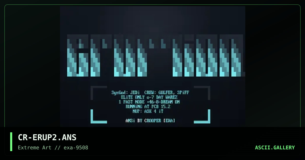 CR-ERUP2.ANS, by crooper, 1995