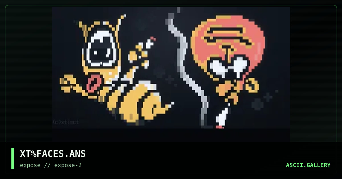 faces!, by xtinct, 1997