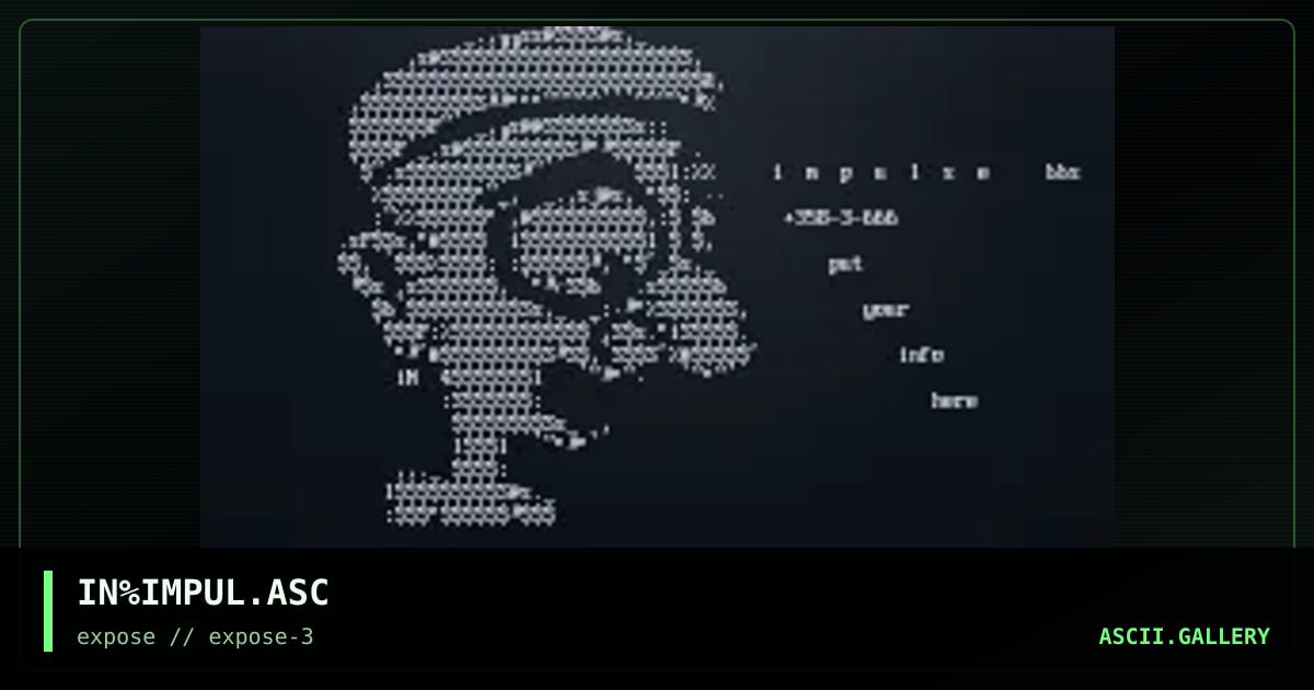 insomnia ascii, by insert, 1997