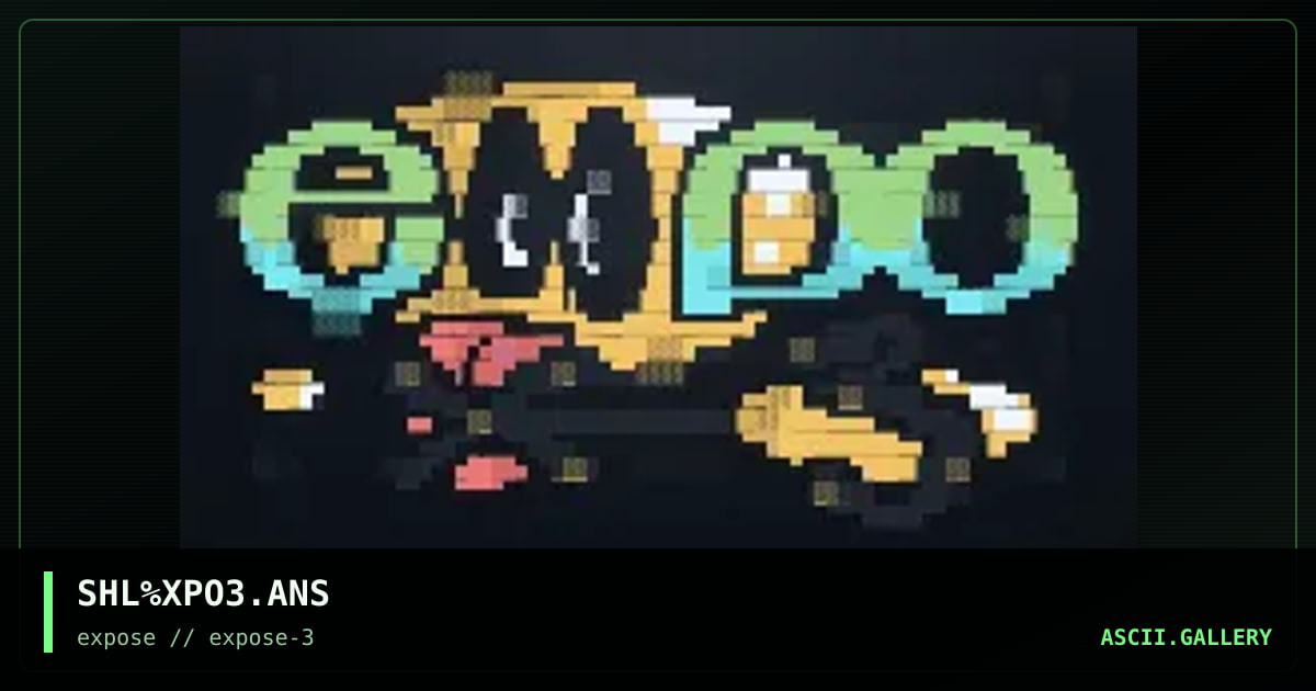 expose #3, by shizzl, 1997