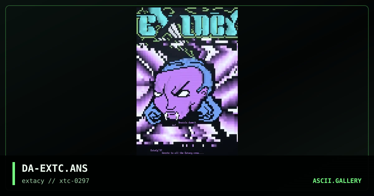 DA-EXTC.ANS, by dracula, 1997