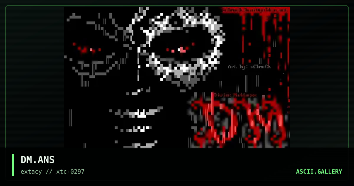 DM.ANS, by divine maddness, 1997