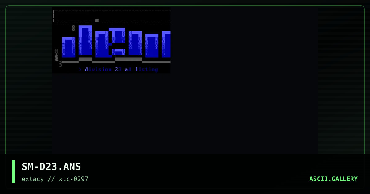 Divsion 23, by schmuck, 1997