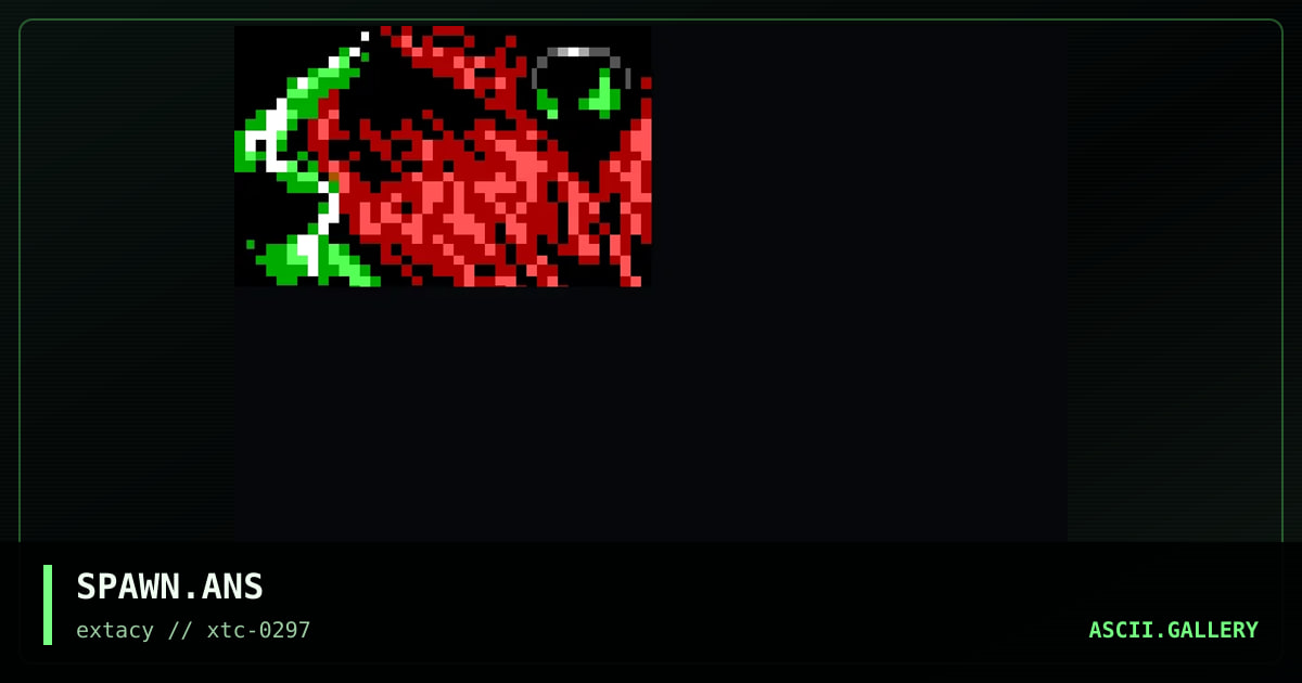 SPAWN.ANS, by schmuck, 1997