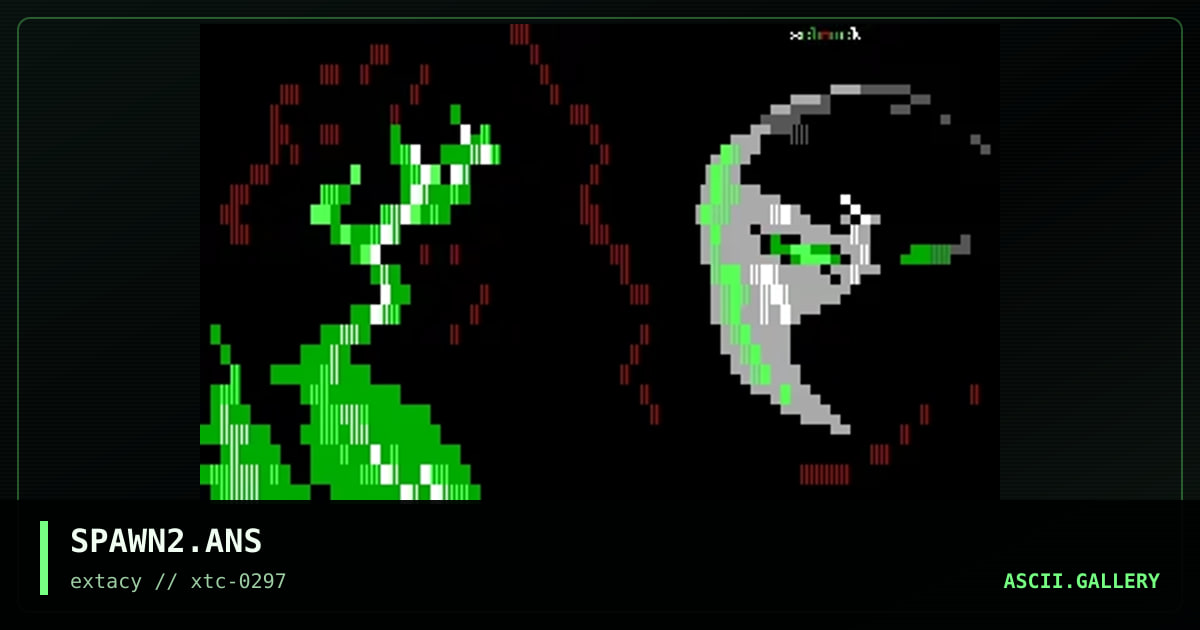 SPAWN2.ANS, by schmuck, 1997