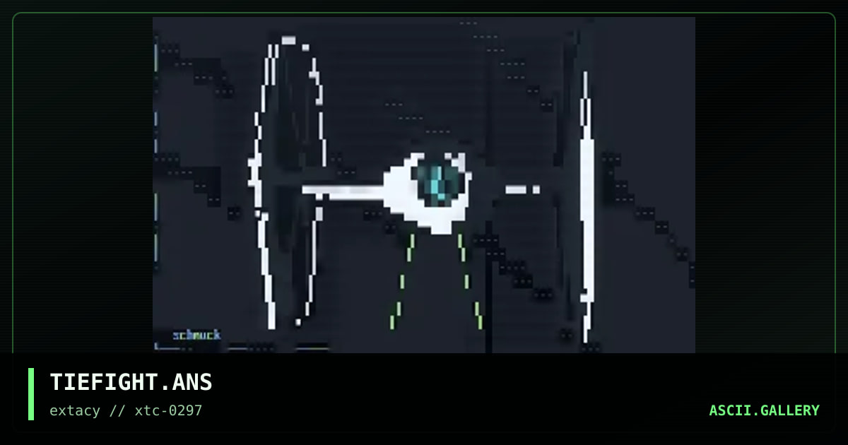 TIEFIGHT.ANS, by schmuck, 1997