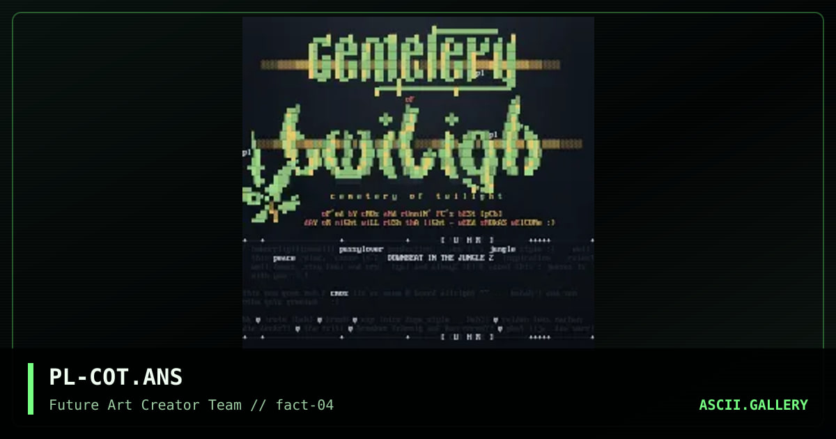 cEMETERy of tWiliGht, by pussylover, 1996