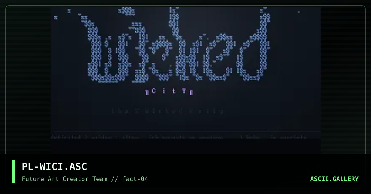wiCkEd citY lOgO !°!, by pussylover, 1996