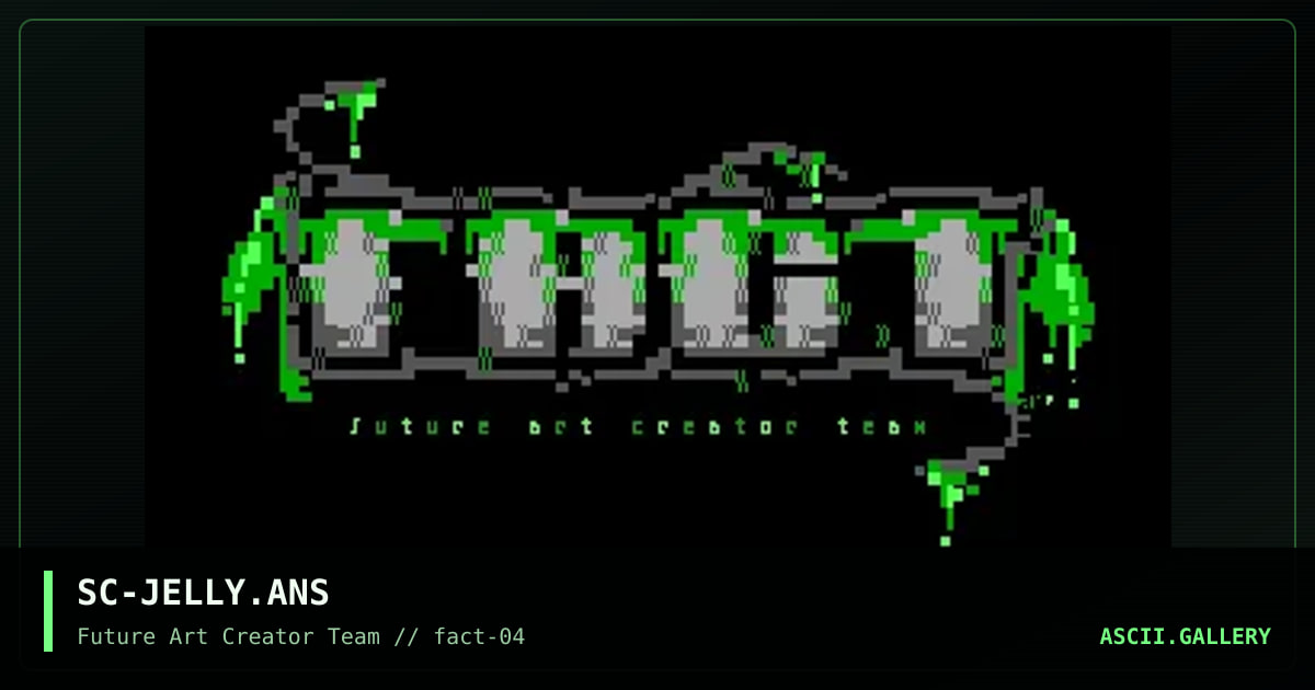Green Jelly, by scape, 1996