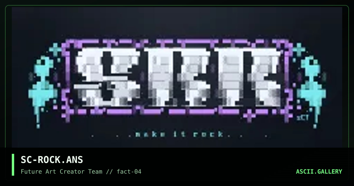 Make.it.rock, by scape, 1996