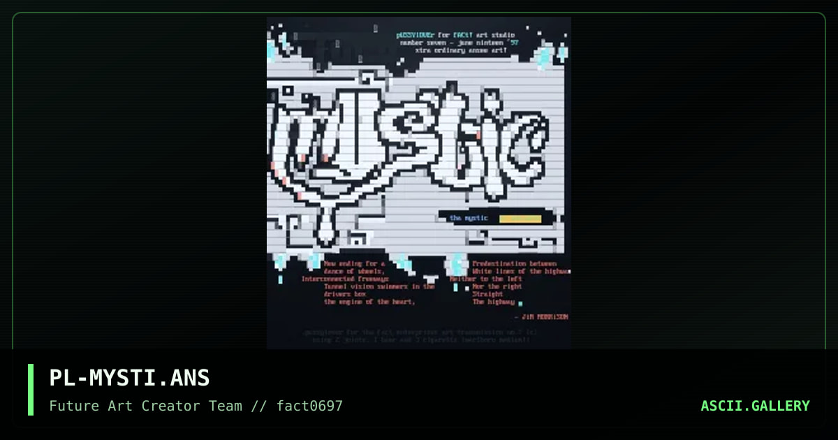 the mystic!, by pussylover, 1997