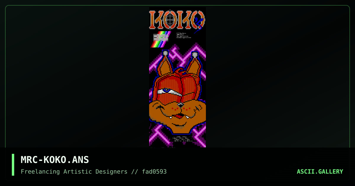 MRC-KOKO.ANS, by mercenary, 1993