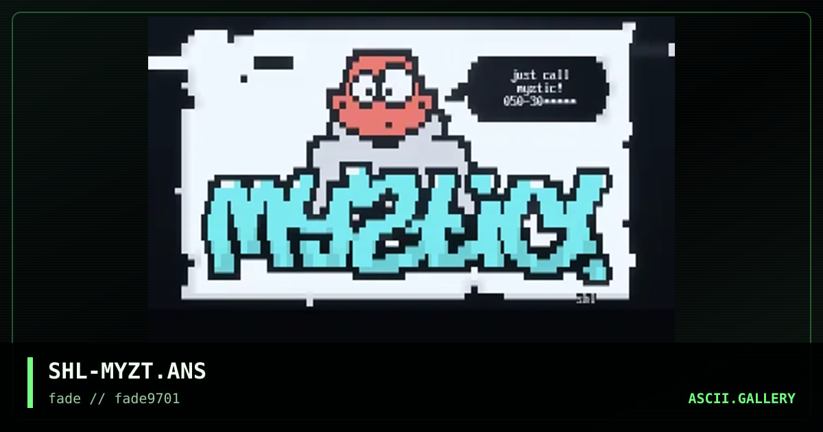 myztic, by shizzl, 1997
