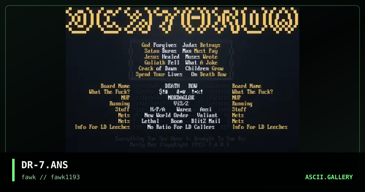 DR-7.ANS, by marly man, 1993