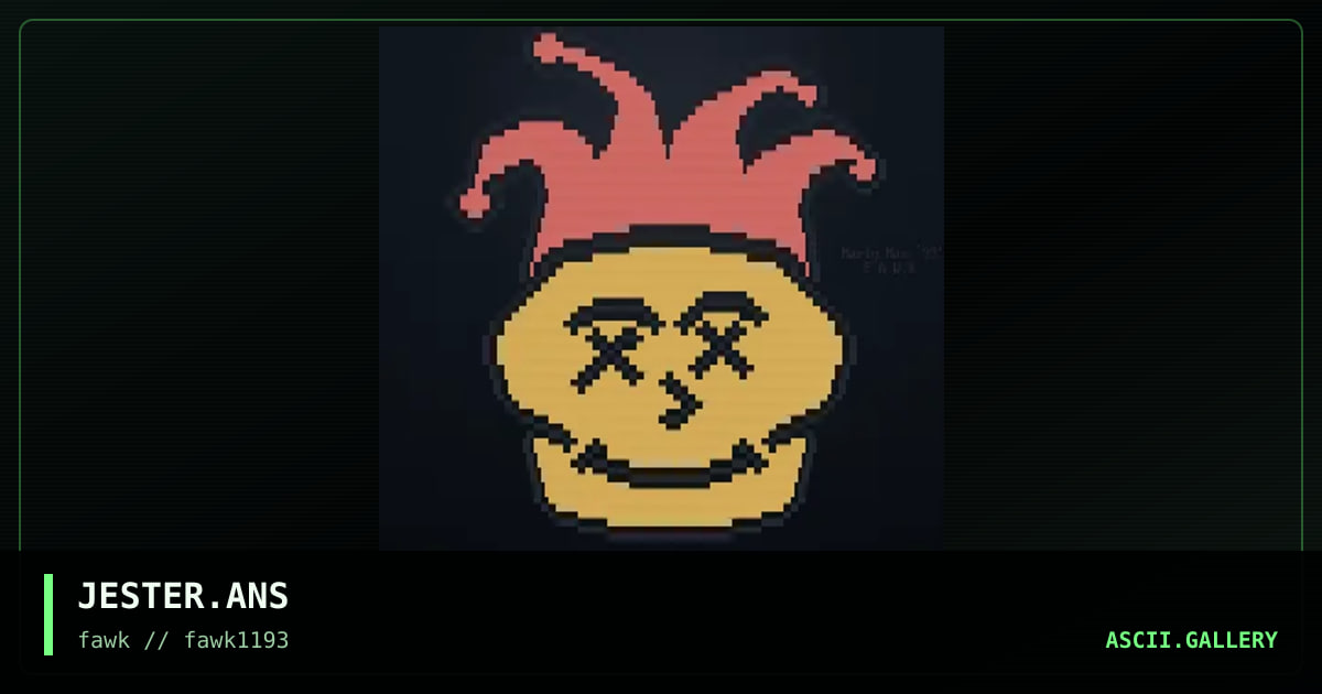 JESTER.ANS, by marly man, 1993