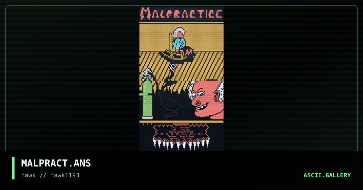 MALPRACT.ANS, by marly man, 1993