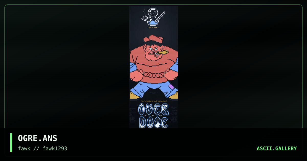 OGRE.ANS, by marly man, 1993
