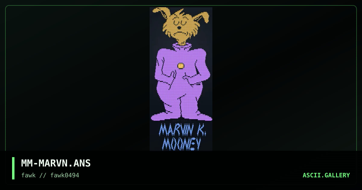MM-MARVN.ANS, by marly man, 1994