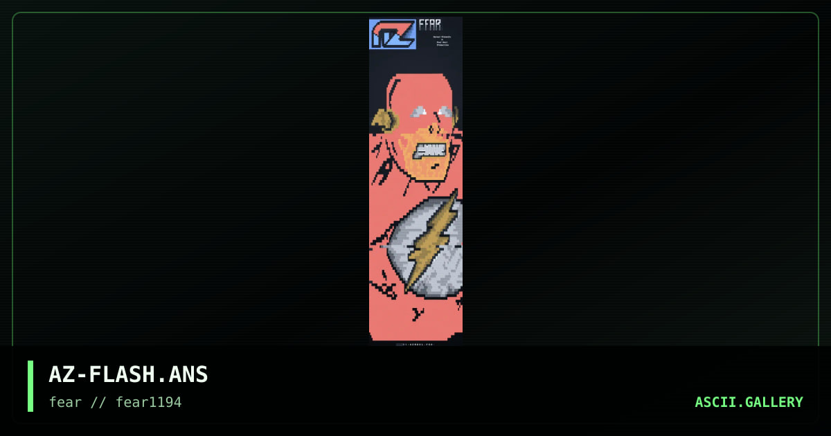 AZ-FLASH.ANS, by azrael 519, 1994