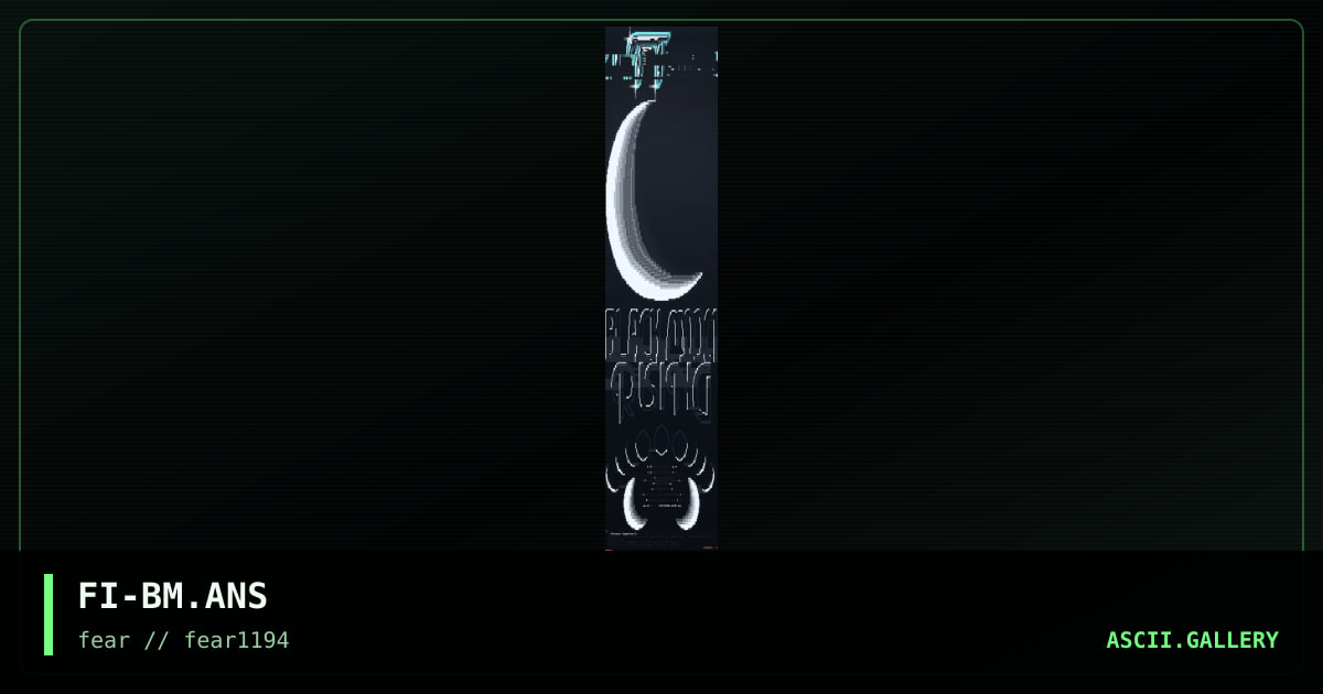 Black Moon Rising, by future imperfect, 1994
