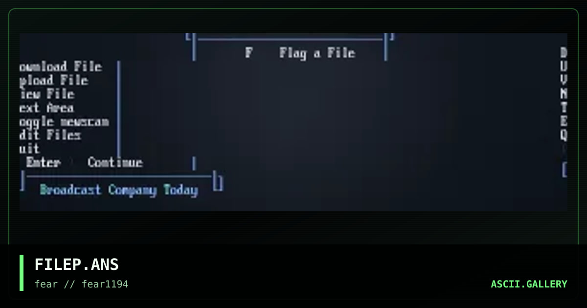 FILEP.ANS, by fear 519, 1994