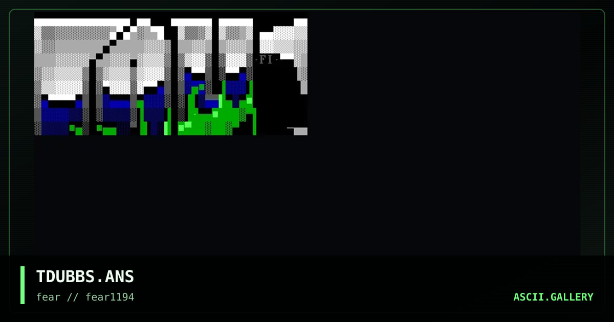 TDUBBS.ANS, by future imperfect, 1994