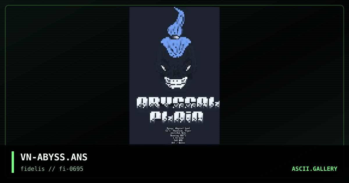 VN-ABYSS.ANS, by venom, 1995