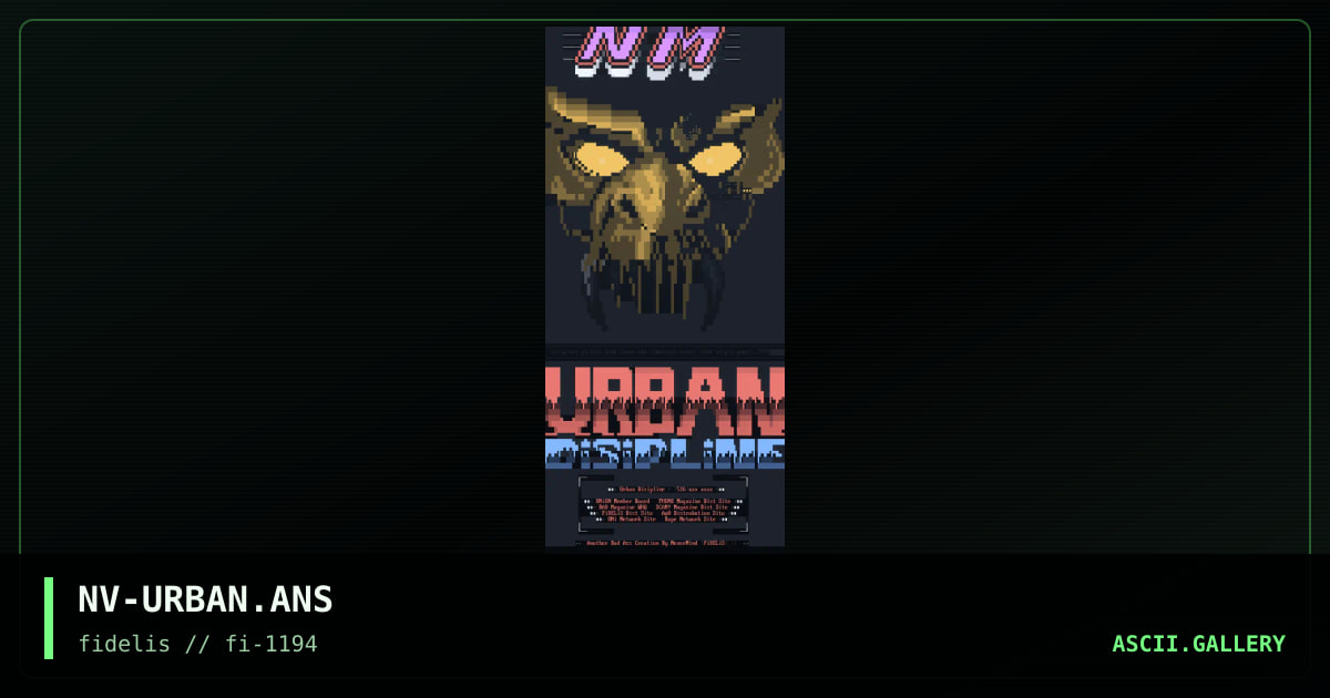 NV-URBAN.ANS, by nevermind, 1994