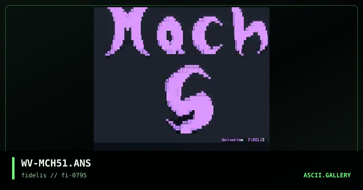 WV-MCH51.ANS, by wolverine, 1995