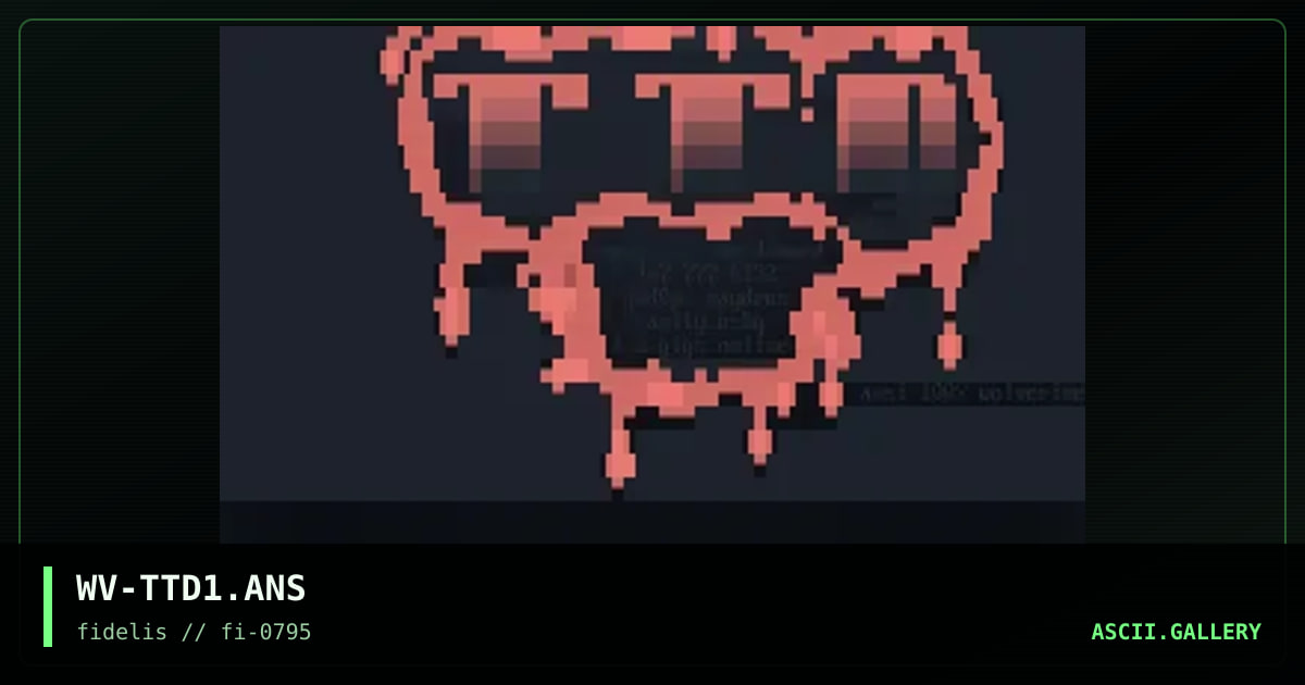 WV-TTD1.ANS, by wolverine, 1995