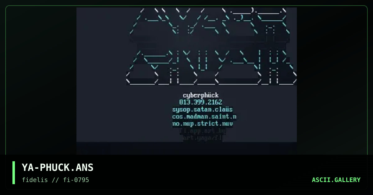 YA-PHUCK.ANS, by yaga, 1995