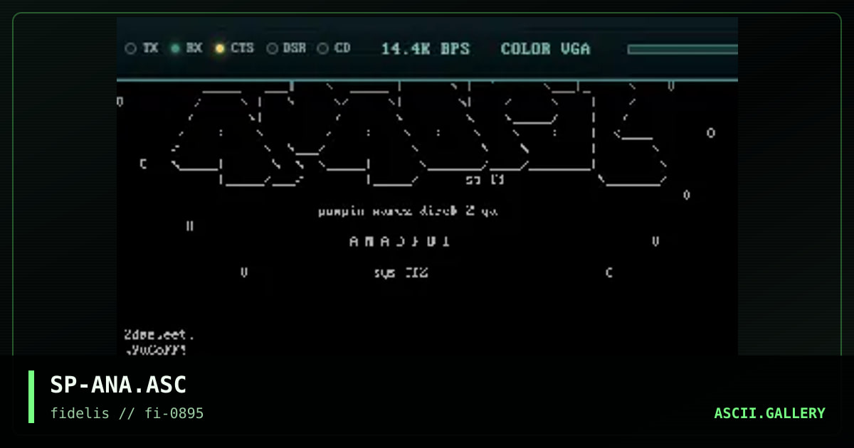 SP-ANA.ASC, by untagged, 1995