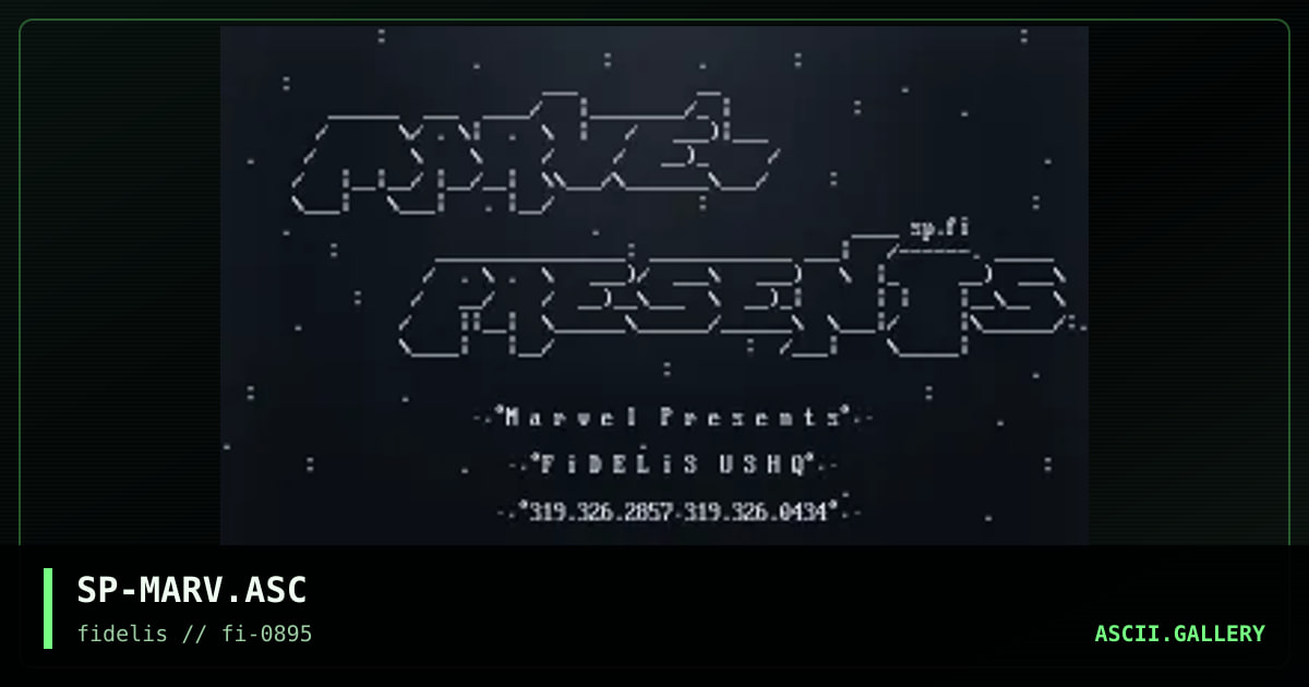 SP-MARV.ASC, by untagged, 1995