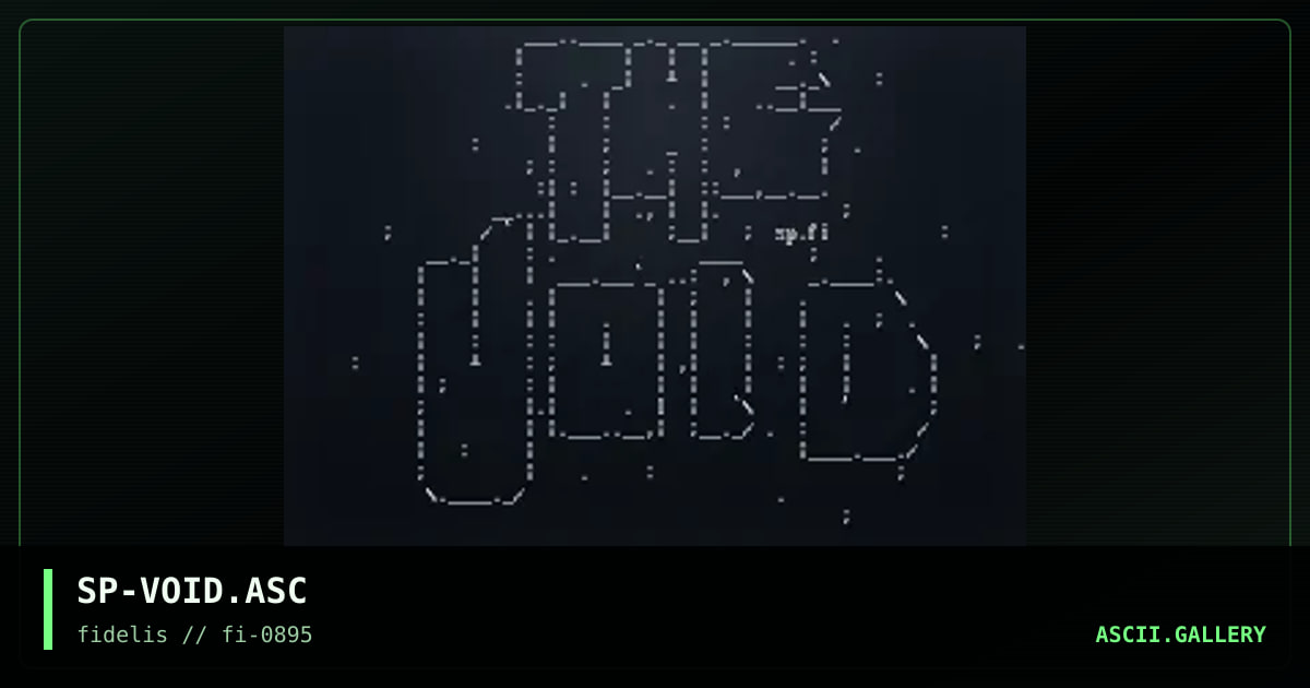 SP-VOID.ASC, by untagged, 1995