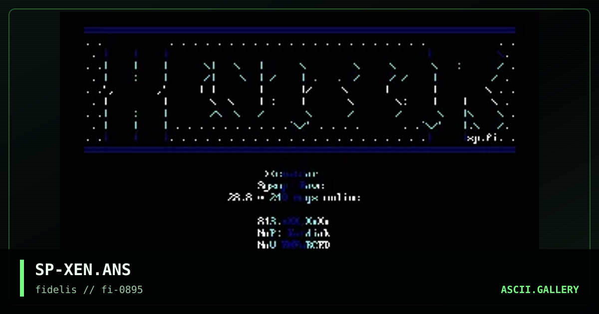 SP-XEN.ANS, by untagged, 1995