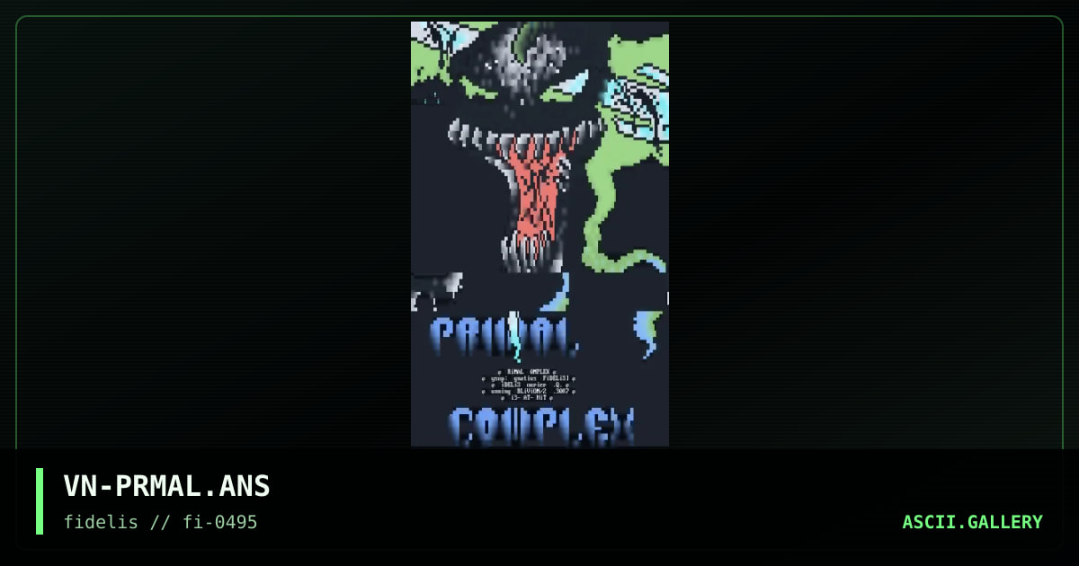 VN-PRMAL.ANS, by venom, 1995