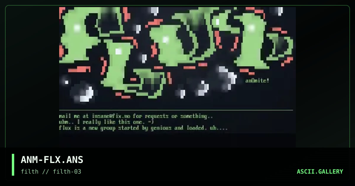 fLUX, by anomite, 1997