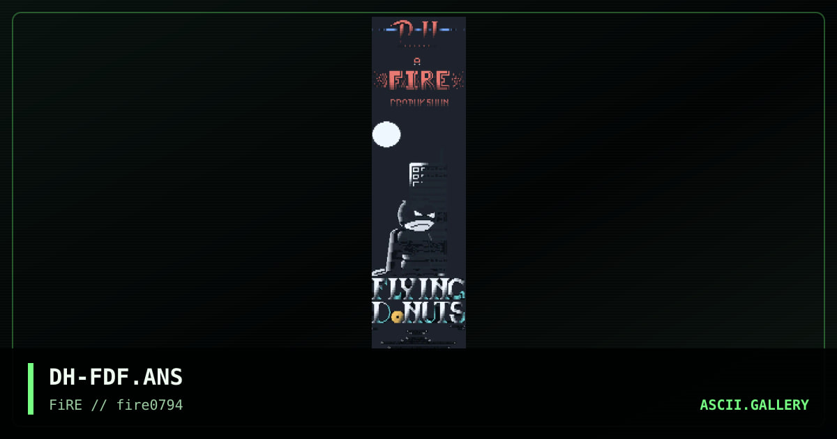 DH-FDF.ANS, by donut hole, 1994