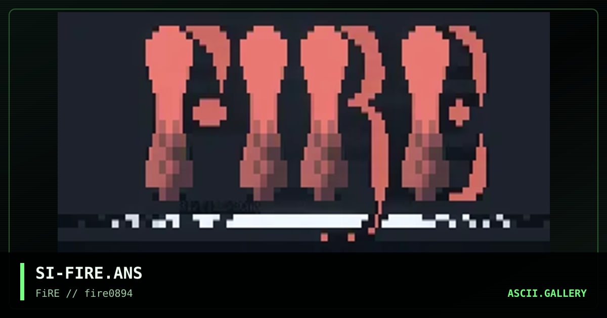 SI-FIRE.ANS, by silence, 1994