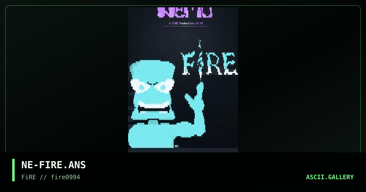 NE-FIRE.ANS, by nemo, 1994