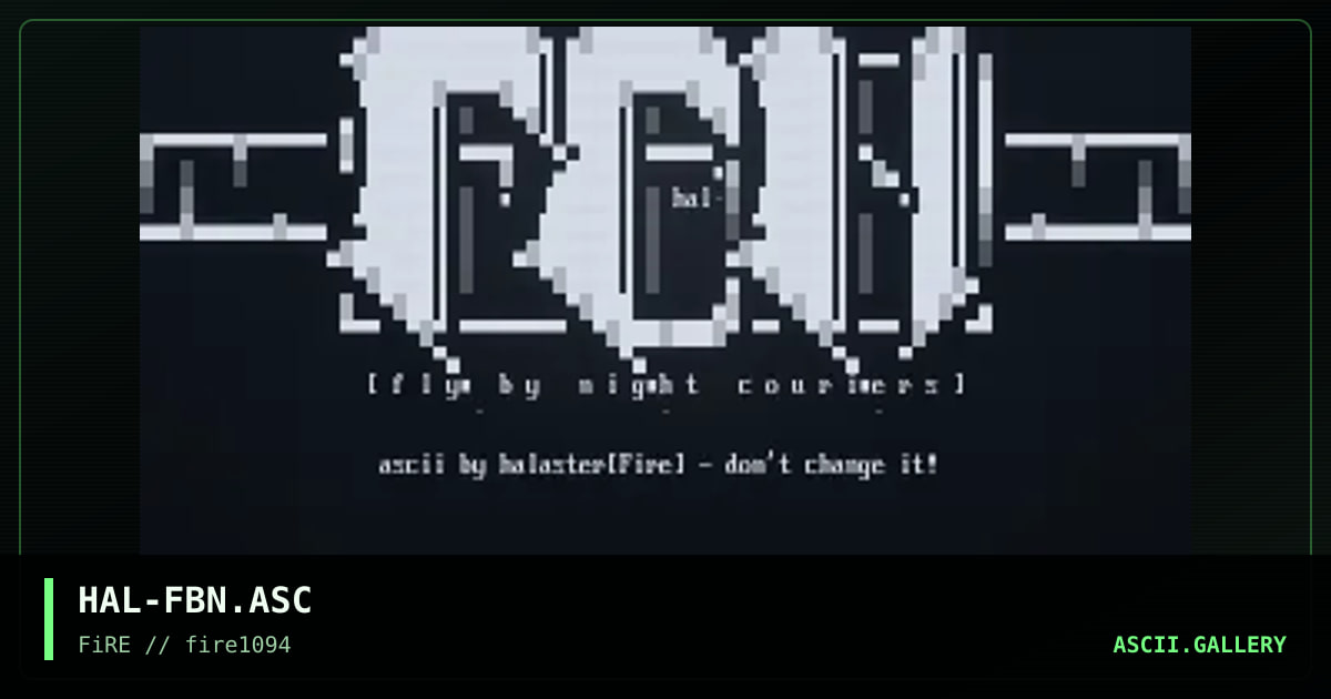 HAL-FBN.ASC, by halaster, 1994