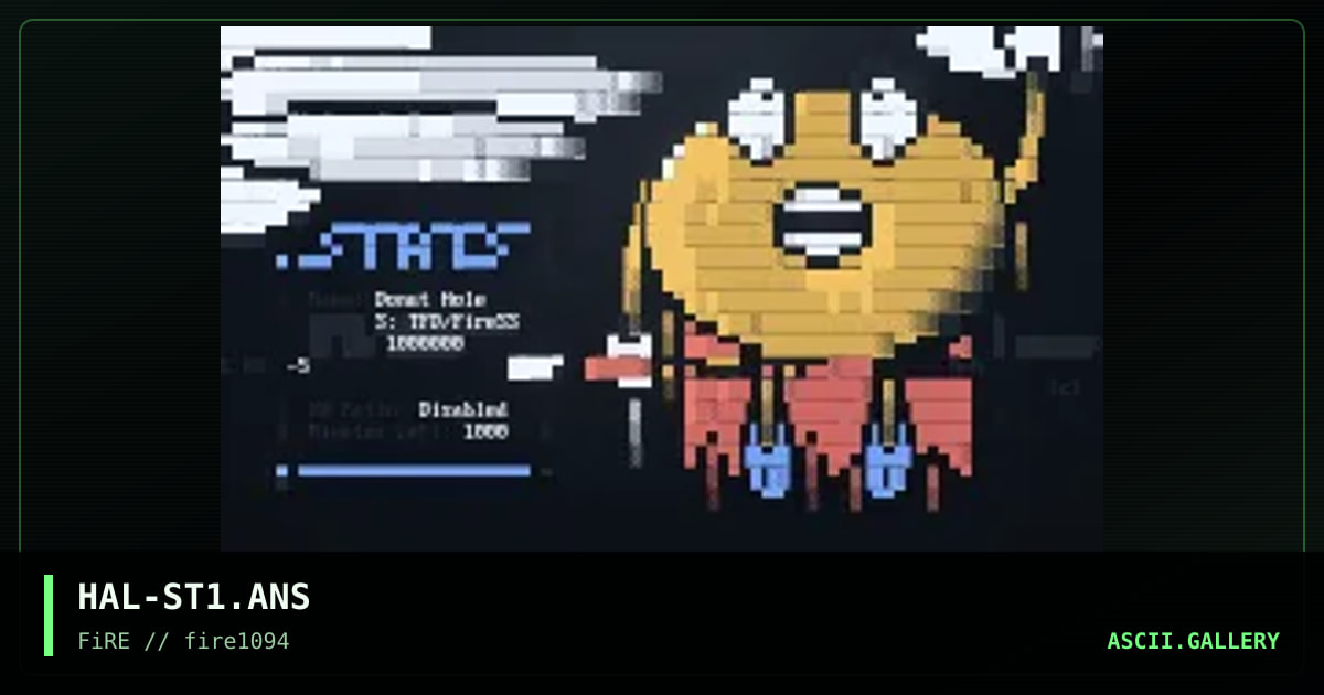 The Flying Donuts Stats1, by halaster, 1994