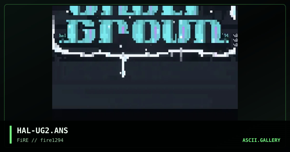 Undergrown, by halaster, 1994