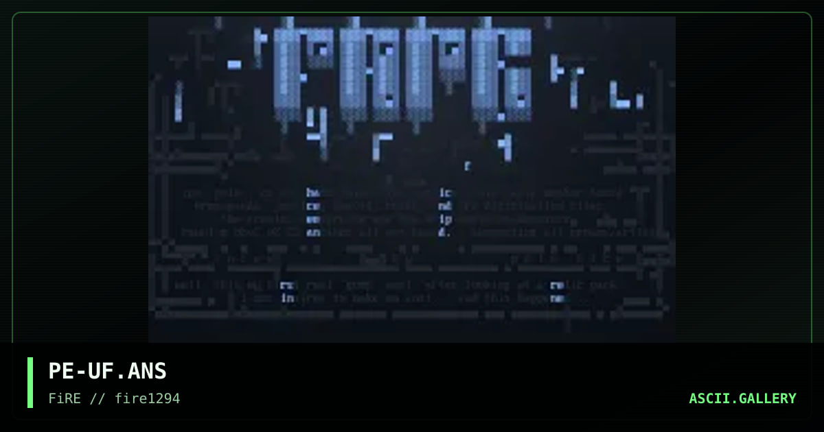 Unseen Fate, by pale, 1994